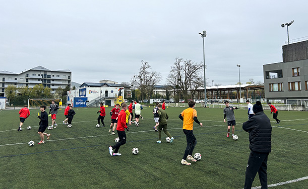 Premier entraînement pour FC Lugnez-Damphreux